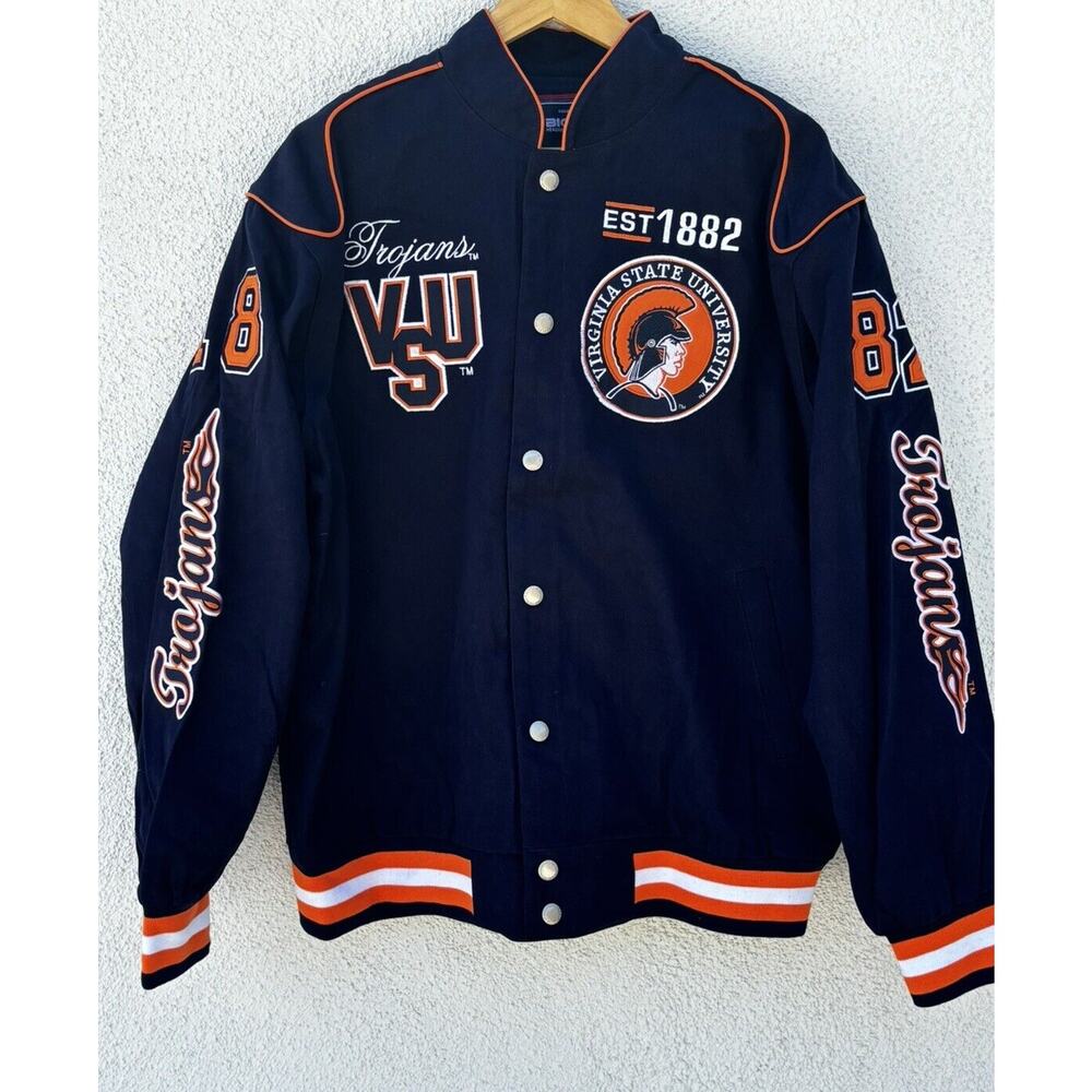 Bigboy Headgear Virginia State Racing Jacket All Embroidered Large NWT MSRP $249